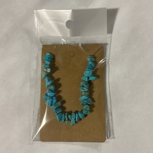 Natural Turquoise stone stretch bracelet - Picture 4 of 6